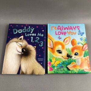 Daddy Loves Me 1 2 3 I’ll Always Love You Padded Educational Book Bundle